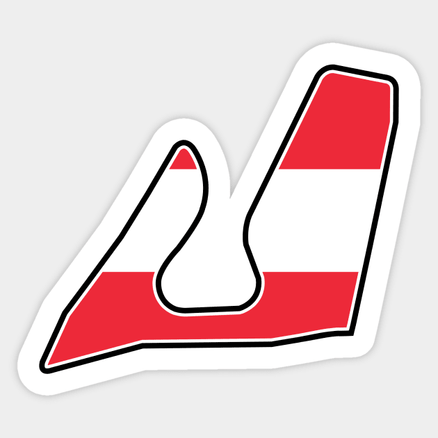 Red Bull Ring [flag] Sticker by sednoid